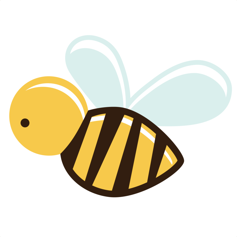 Cartoon Bee PNG SVG file
