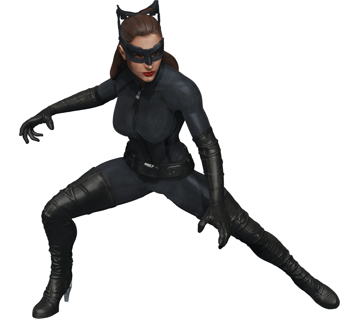 Catwoman PNG Transparent Background svg art. 