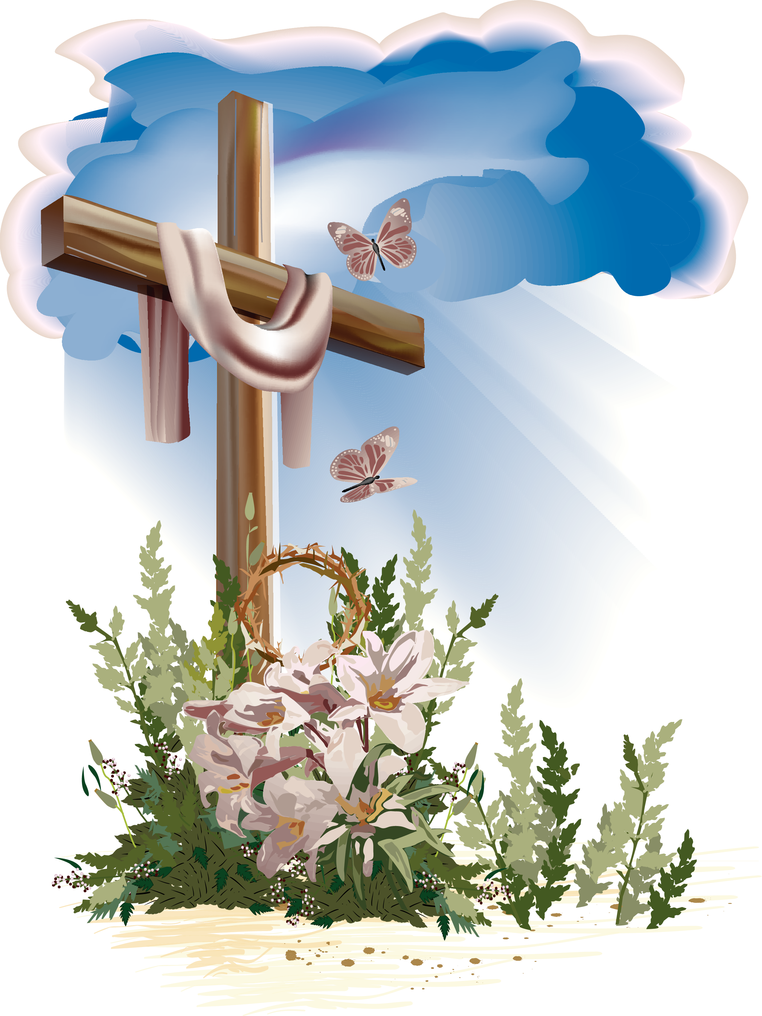 Christian Easter PNG HD SVG Clip arts