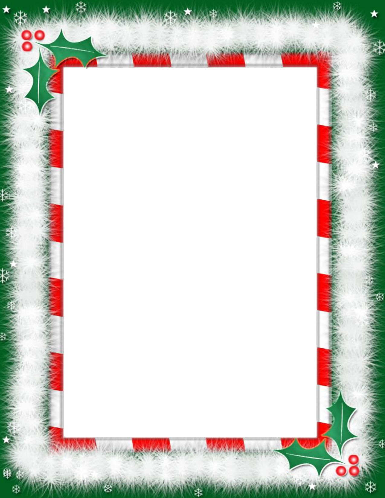 Christmas Border PNG File SVG file. 