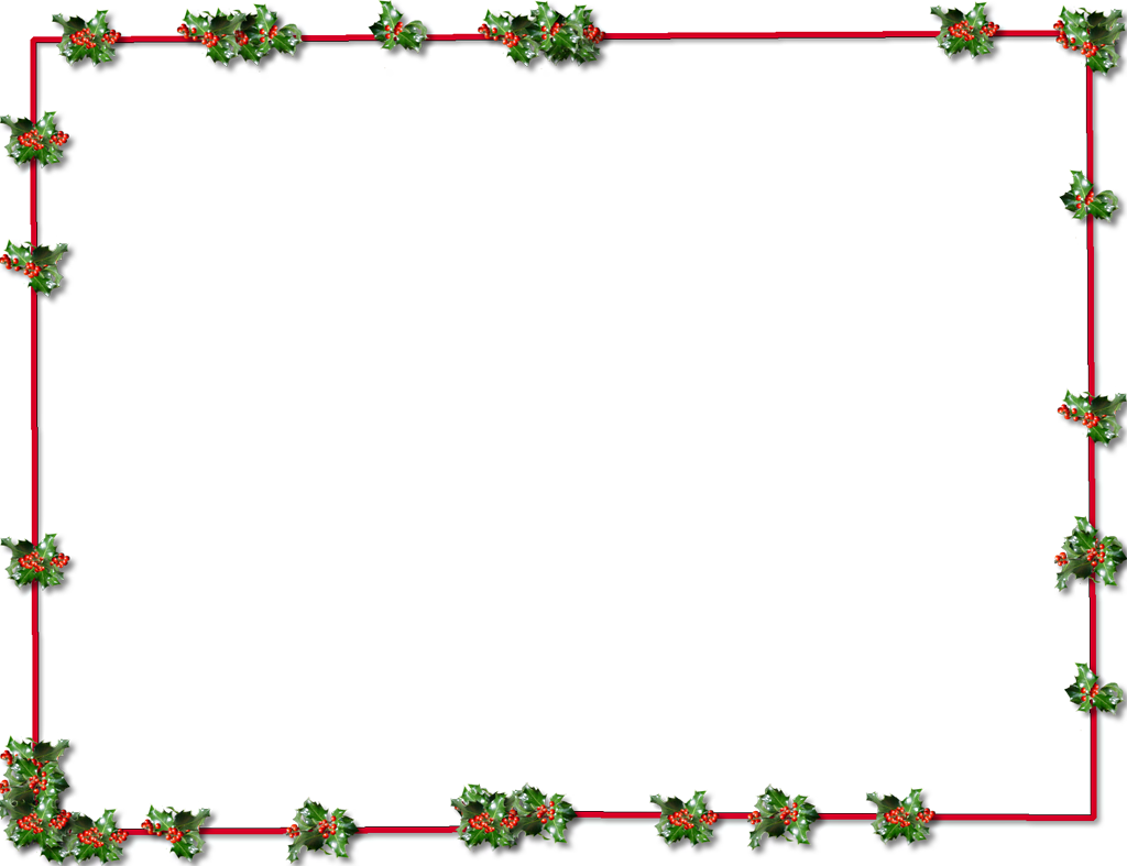 Christmas Border PNG Transparent Picture SVG Clip arts. 