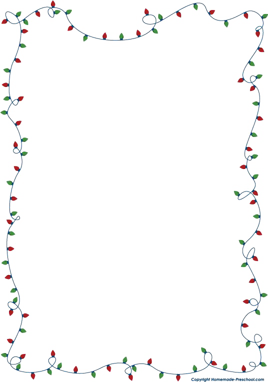 Christmas Lights Border PNG Photos PNG, SVG Clip art for