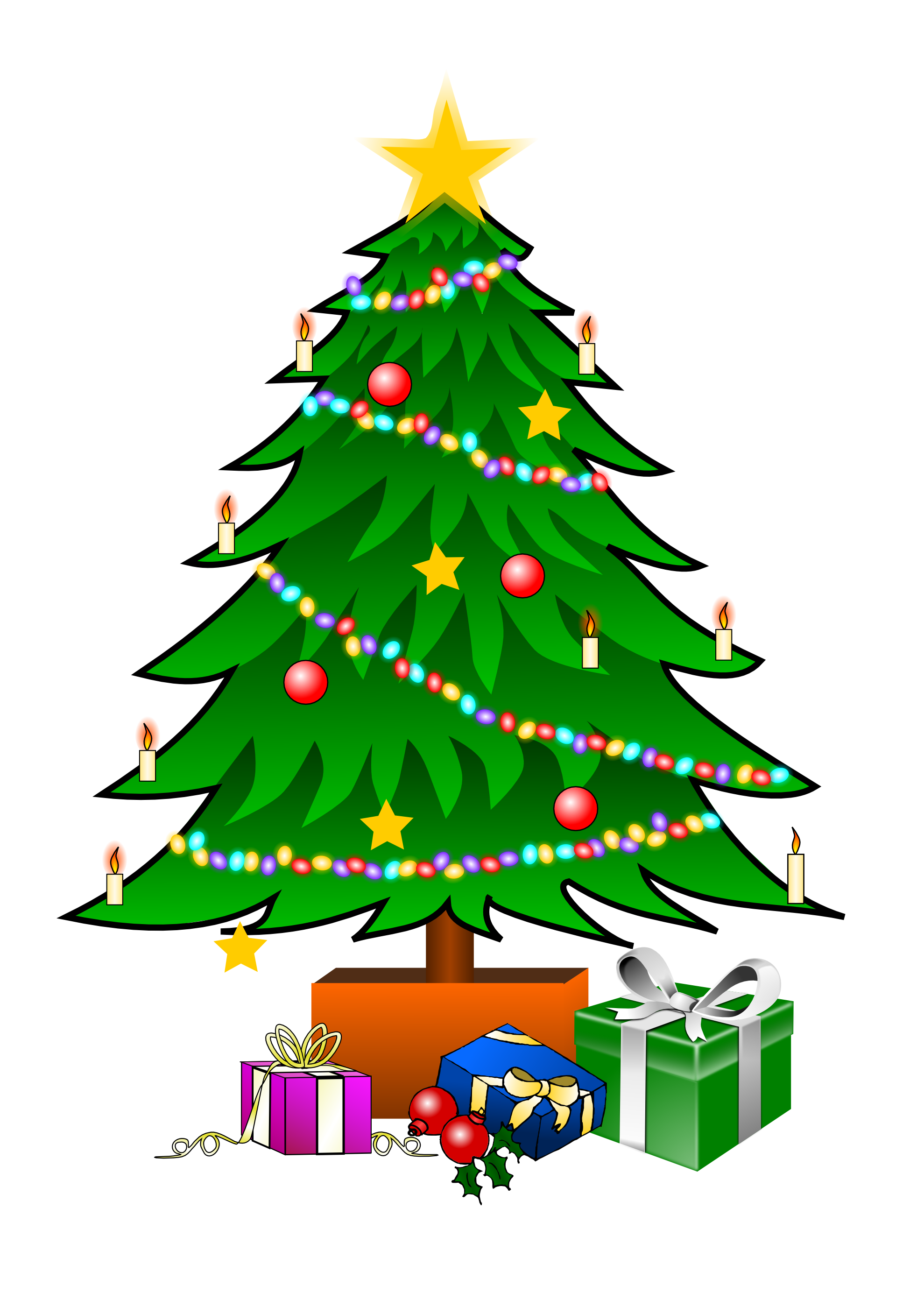 Рождественские елки для детей. Елочка. Новогодняя елка рисунок. Новогодняя елка клипарт. Елка с подарками рисунок.