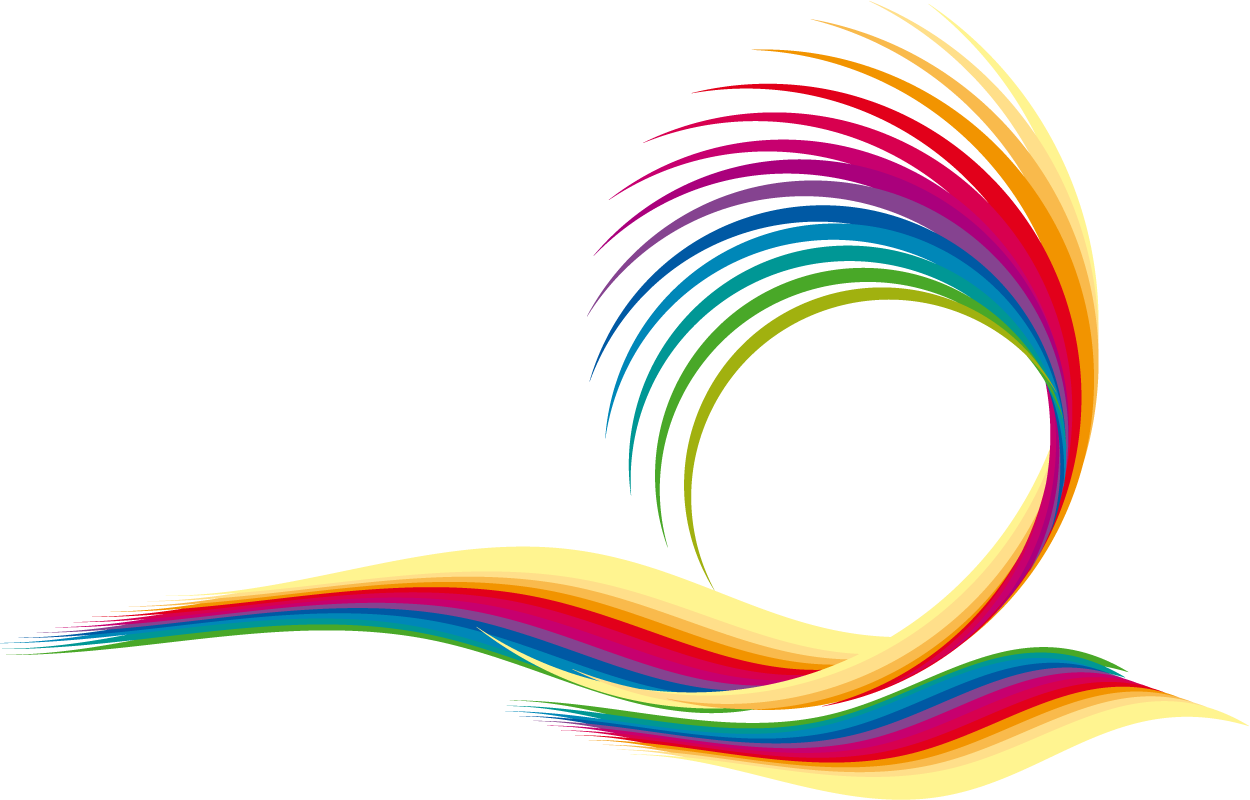 Vector png. Логотип Радуга. Радужная абстракция на белом фоне. Радужные линии. Радуга на белом фоне.