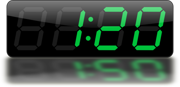 Digital Clock PNG Transparent Image PNG, SVG Clip art for Web