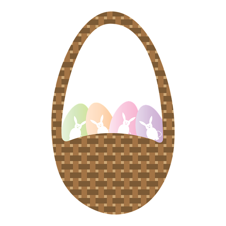 Download Easter Basket Transparent Background PNG, SVG Clip art for ...