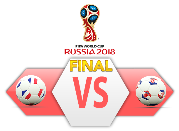 Download FIFA World Cup 2018 Final Match France VS Croatia PNG Clipart PNG, SVG Clip art for Web ...
