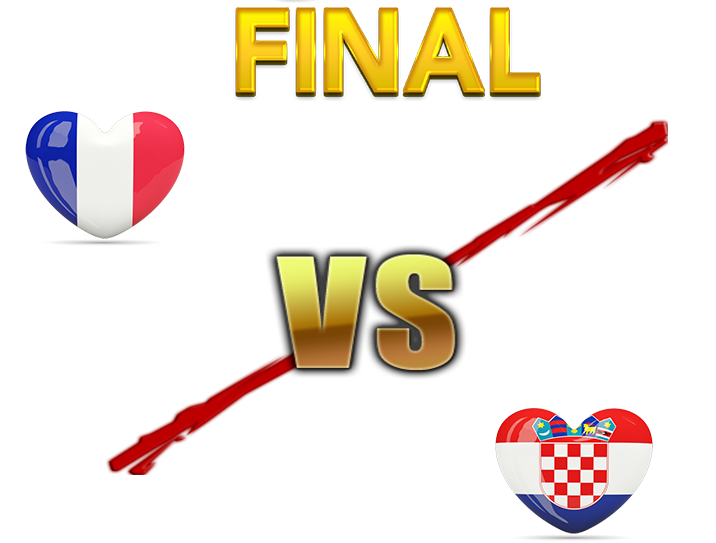 FIFA World Cup 2018 Final Match France VS Croatia PNG File SVG Clip arts