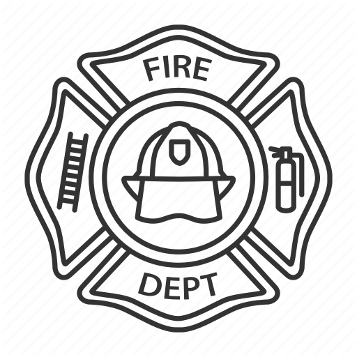 Firefighter Badge PNG Image SVG Clip arts