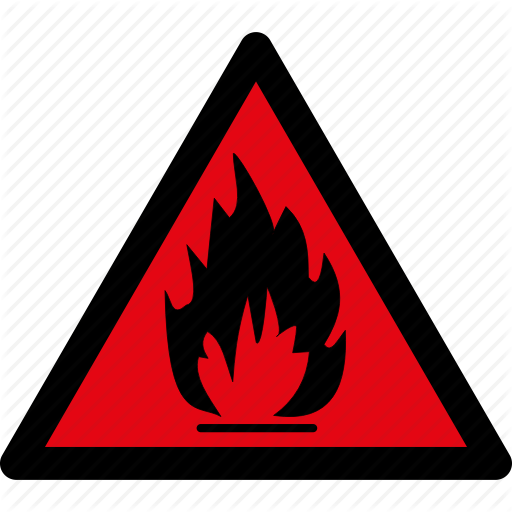 Flammable Sign PNG Pic SVG Clip arts
