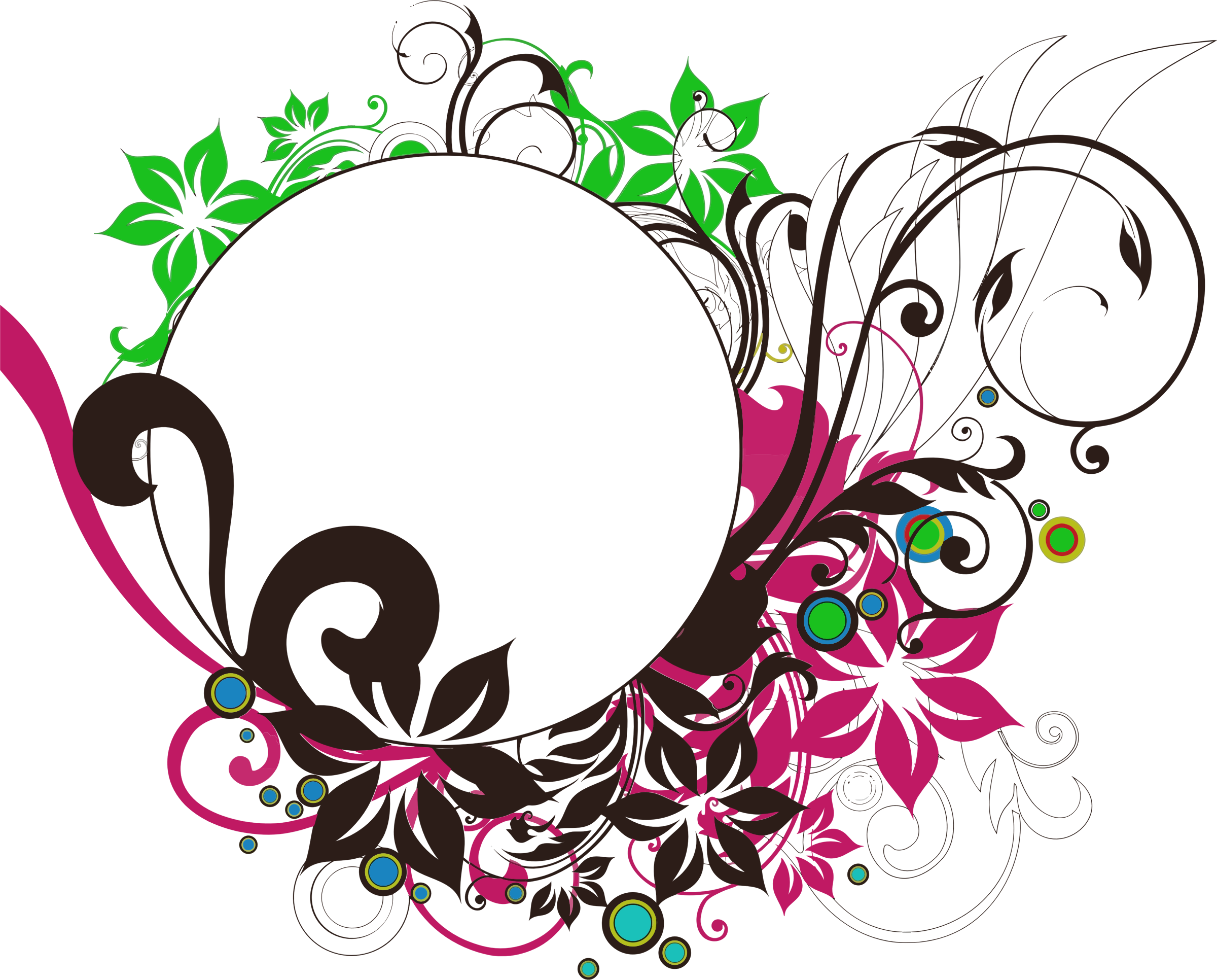 Download Floral Round Frame Png Photo Png Svg Clip Art For Web Download Clip Art Png Icon Arts