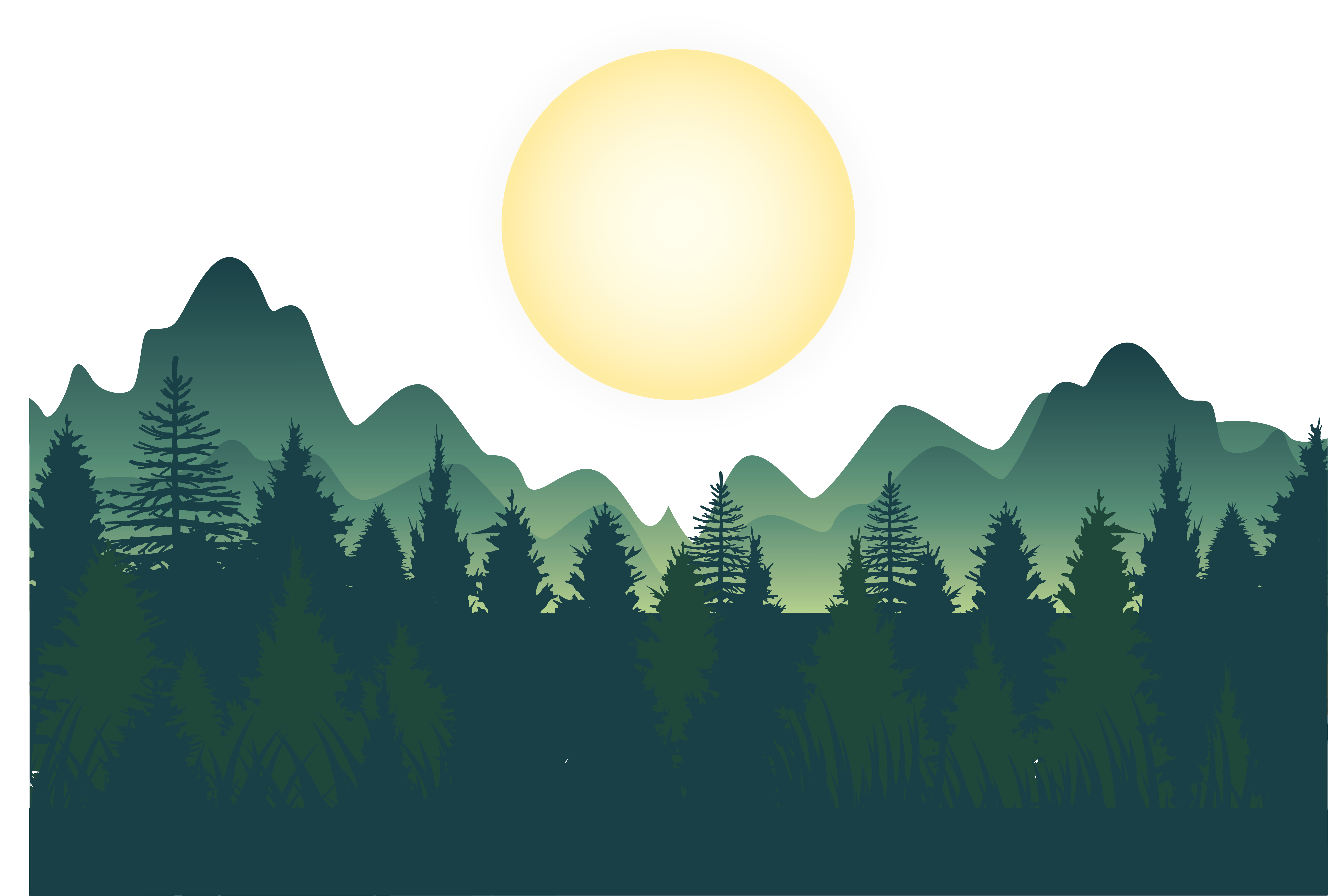 Forest Background Svg