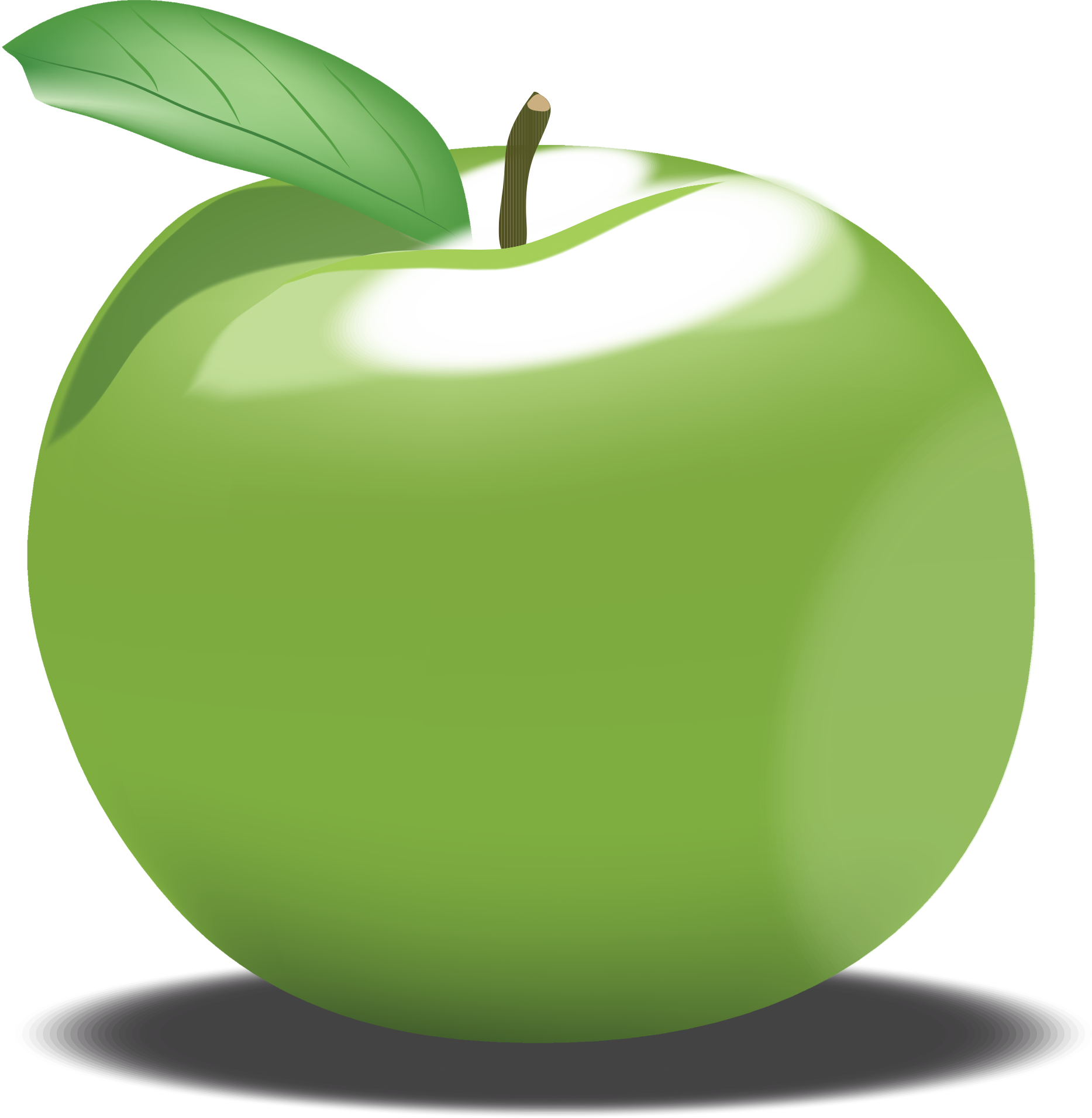 Green Apple PNG File SVG Clip arts