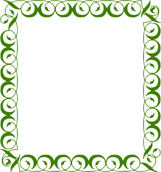 Green Border Frame PNG Picture SVG Clip arts