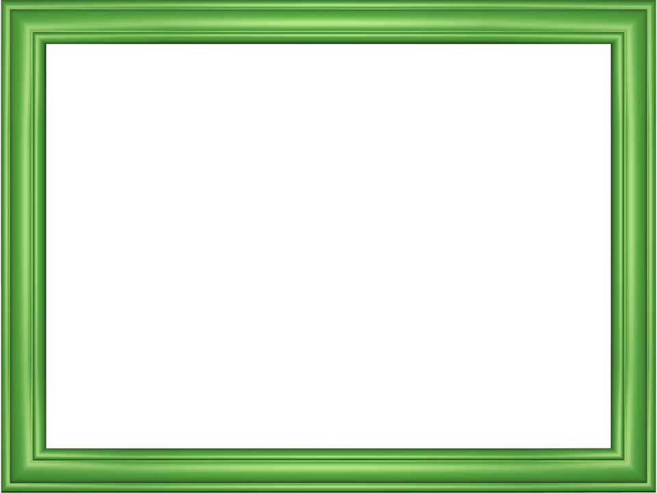 Green Border Frame Transparent Background PNG, SVG Clip art for  Download Clip Art, PNG