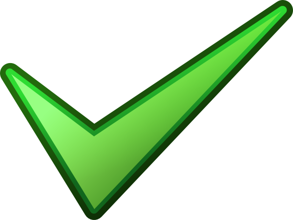 Green Tick PNG HD SVG file
