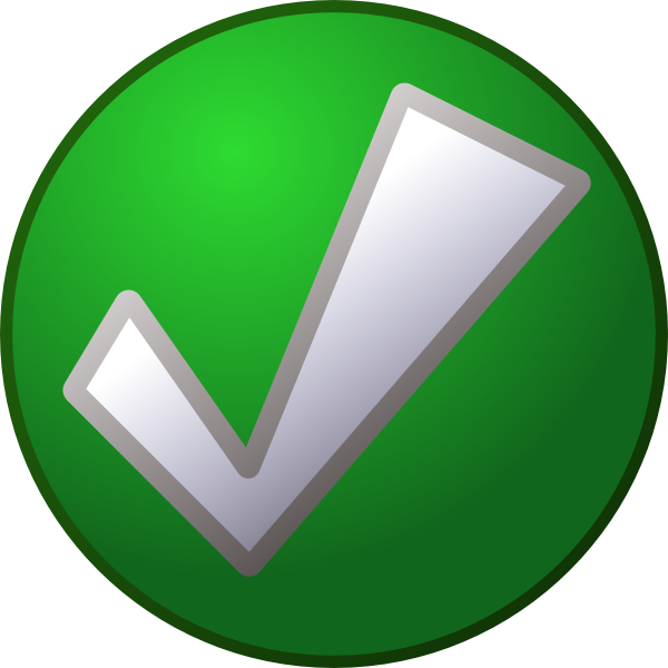 Green Tick PNG Transparent SVG Clip arts