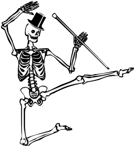 Halloween Skeleton PNG Image SVG Clip arts download - Download Clip Art