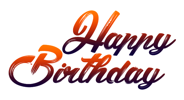 Download Happy Birthday Text PNG Clipart PNG, SVG Clip art for Web ...