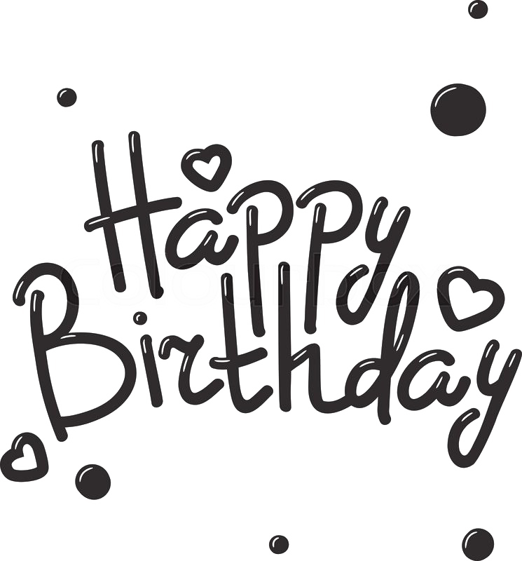 Happy Birthday Text PNG Image PNG, SVG Clip art for Web - Download Clip