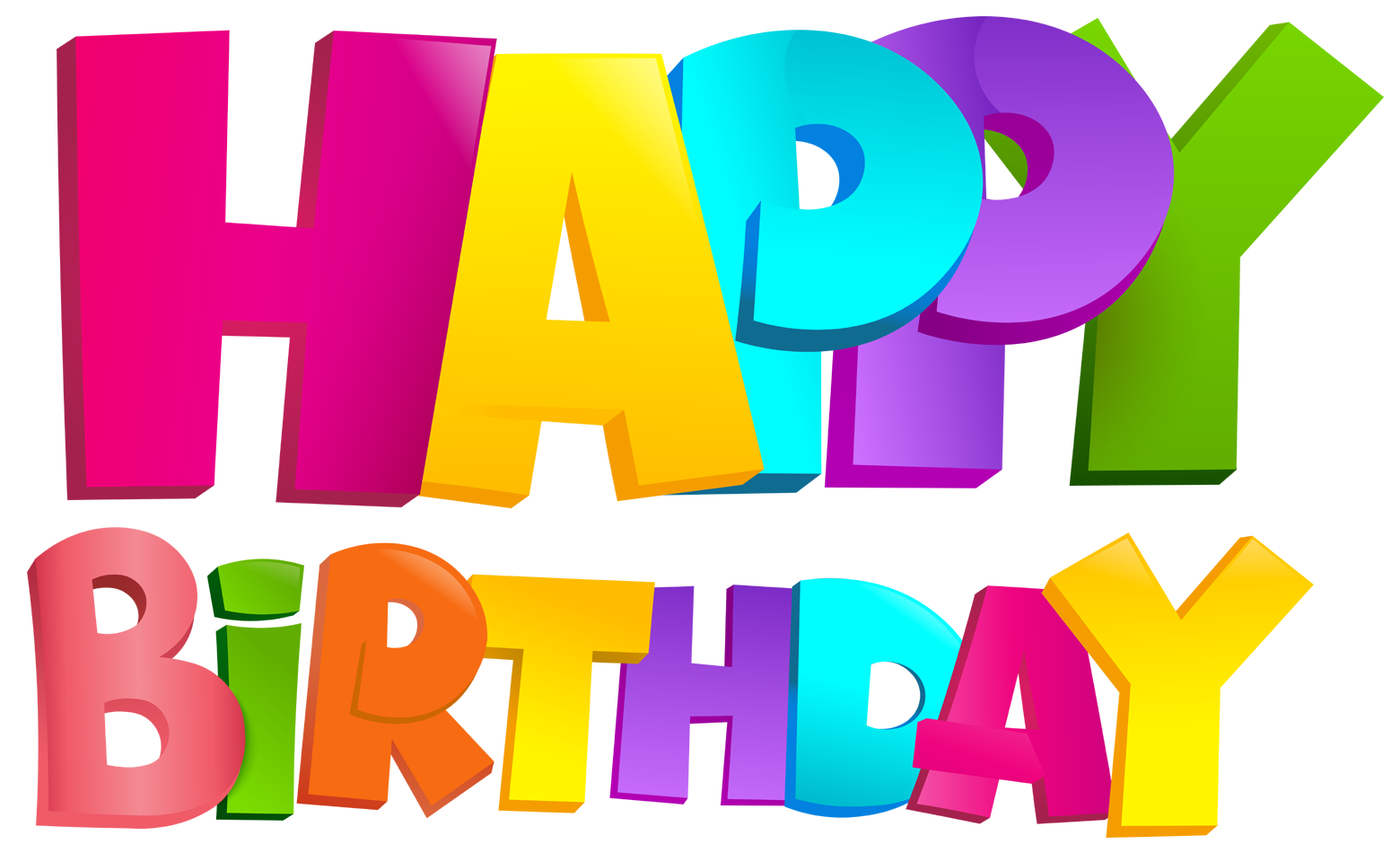 Happy Birthday Text Transparent PNG PNG, SVG Clip art for Web