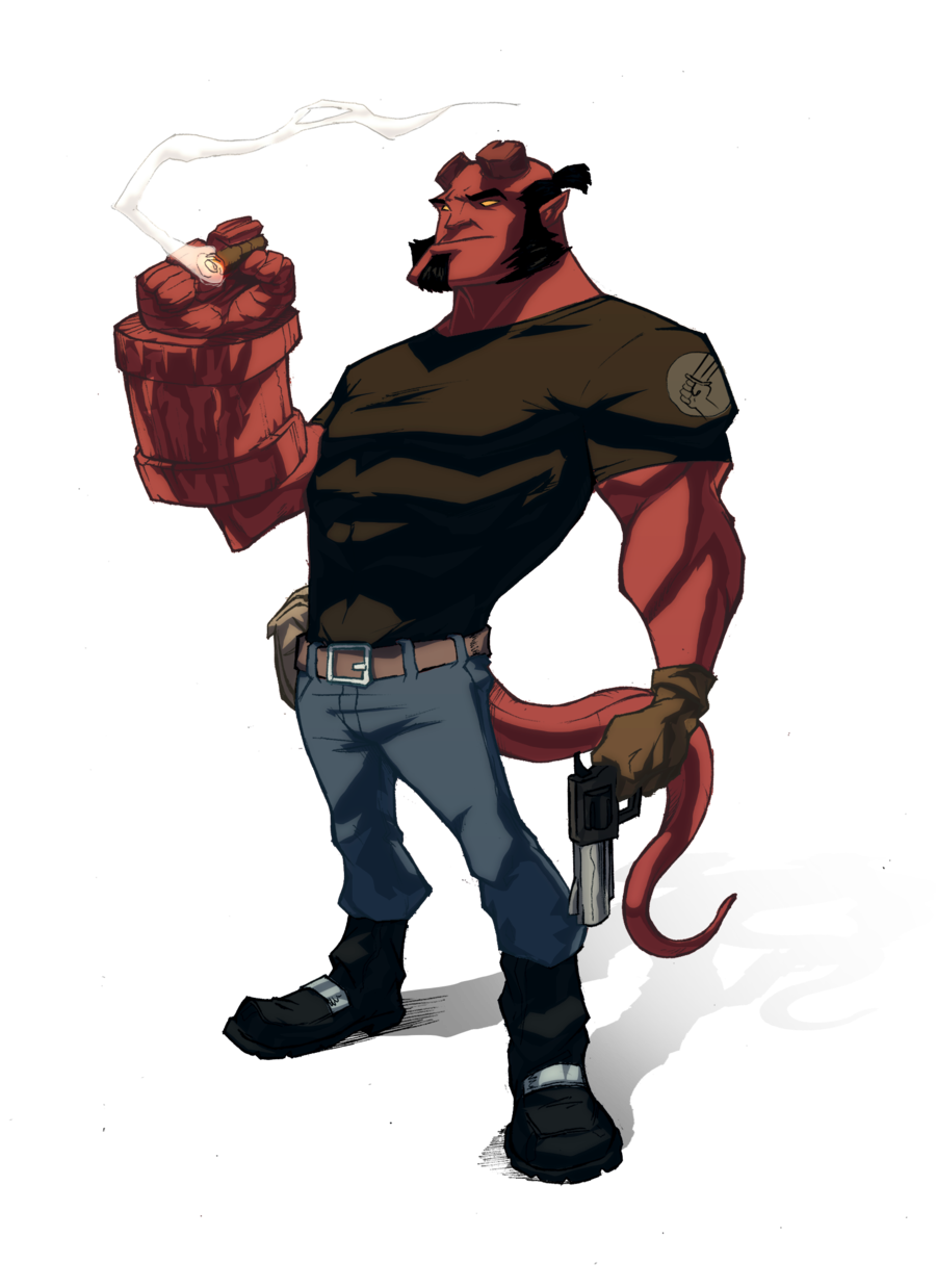 Hellboy PNG Picture SVG Clip arts