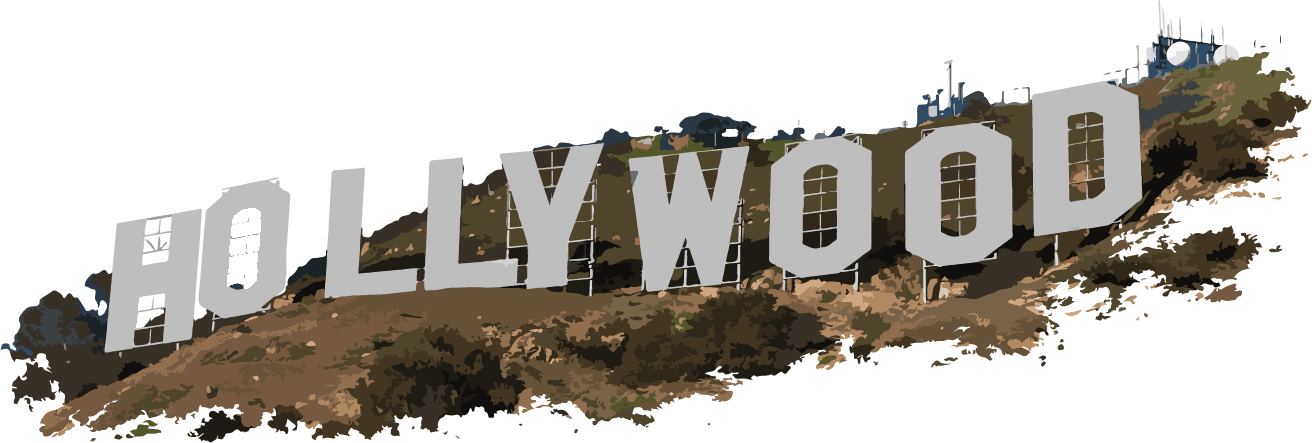 hollywood sign shirt