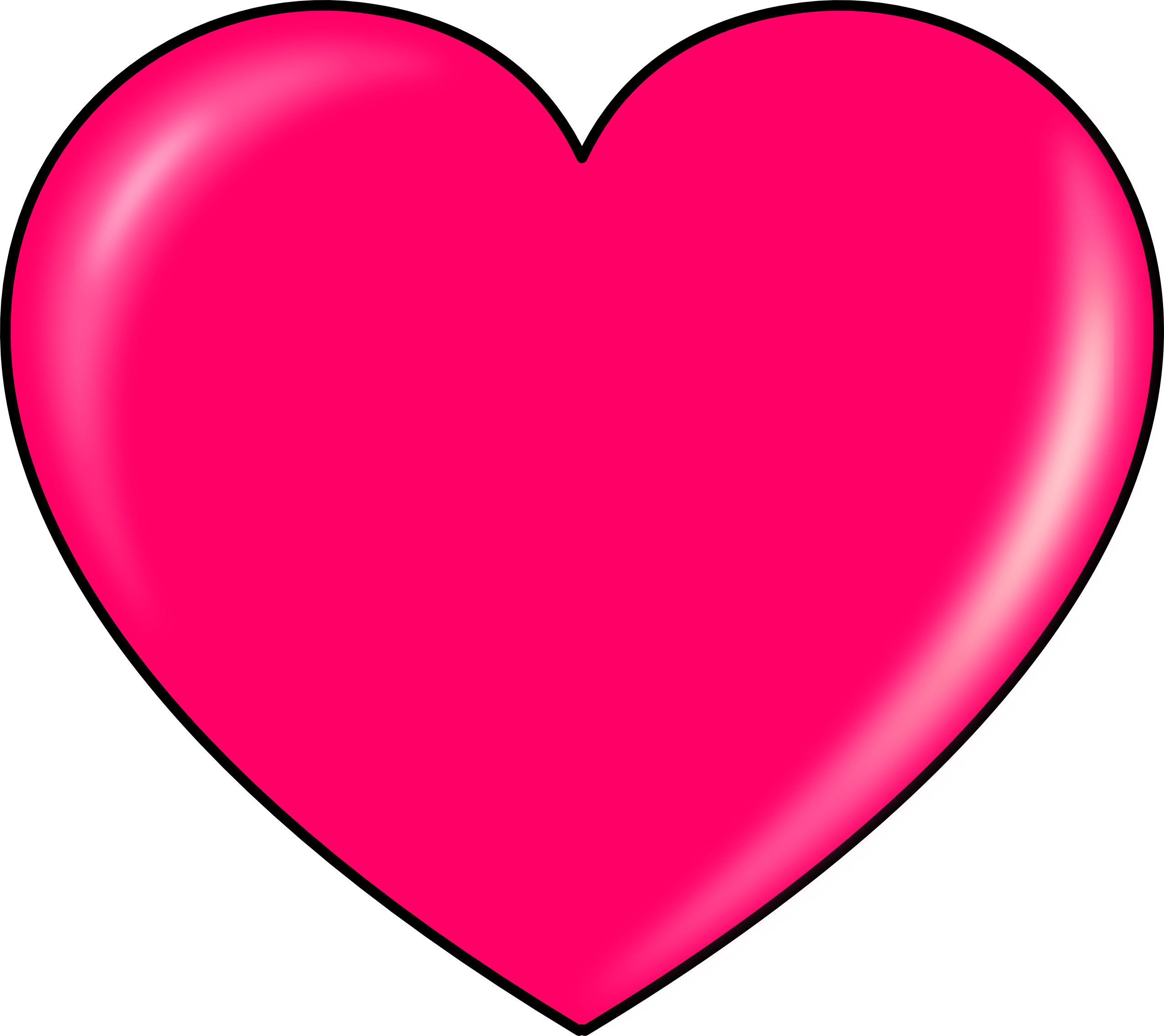 Download Hot Pink Heart Transparent PNG PNG, SVG Clip art for Web ...