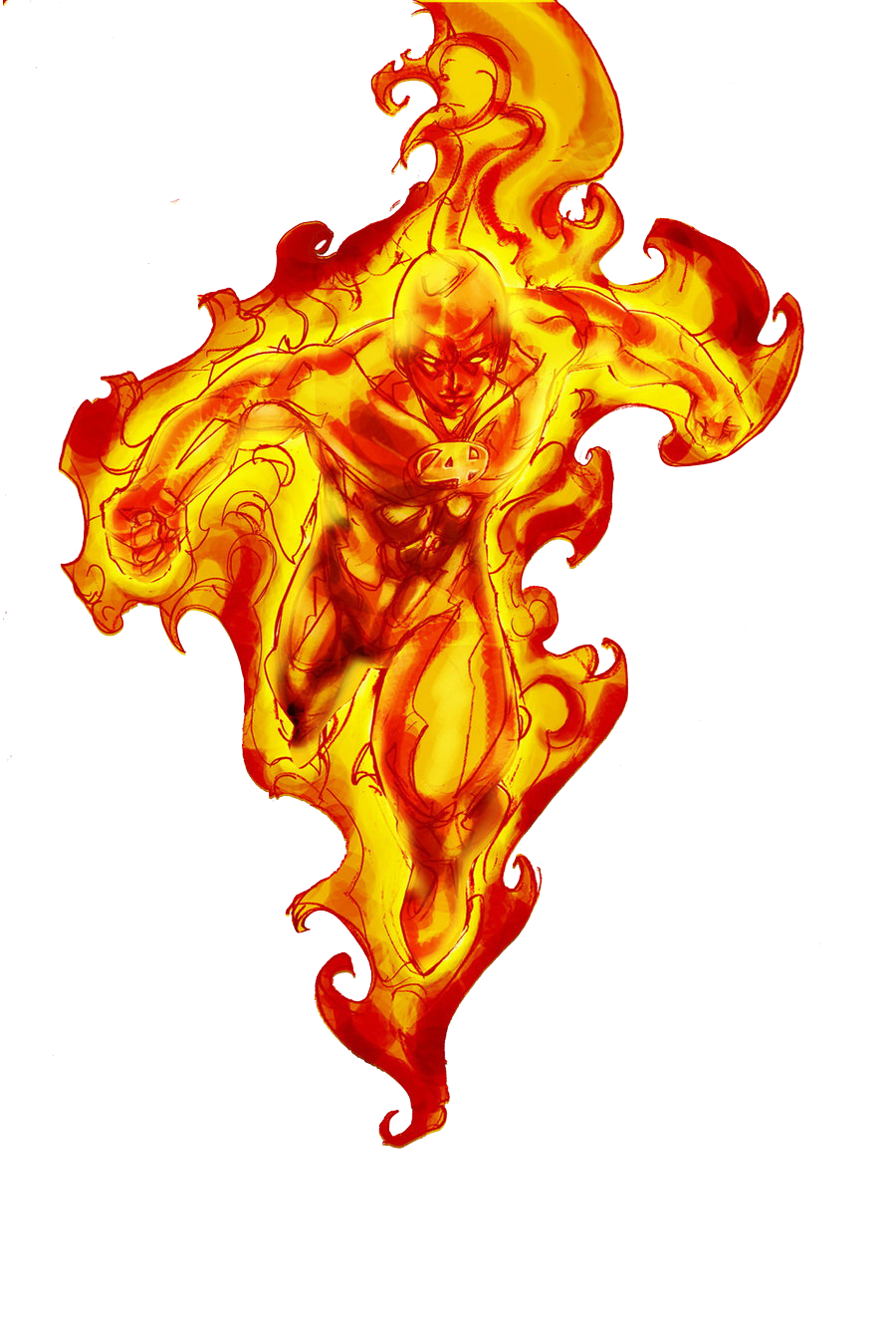 human torch venomized