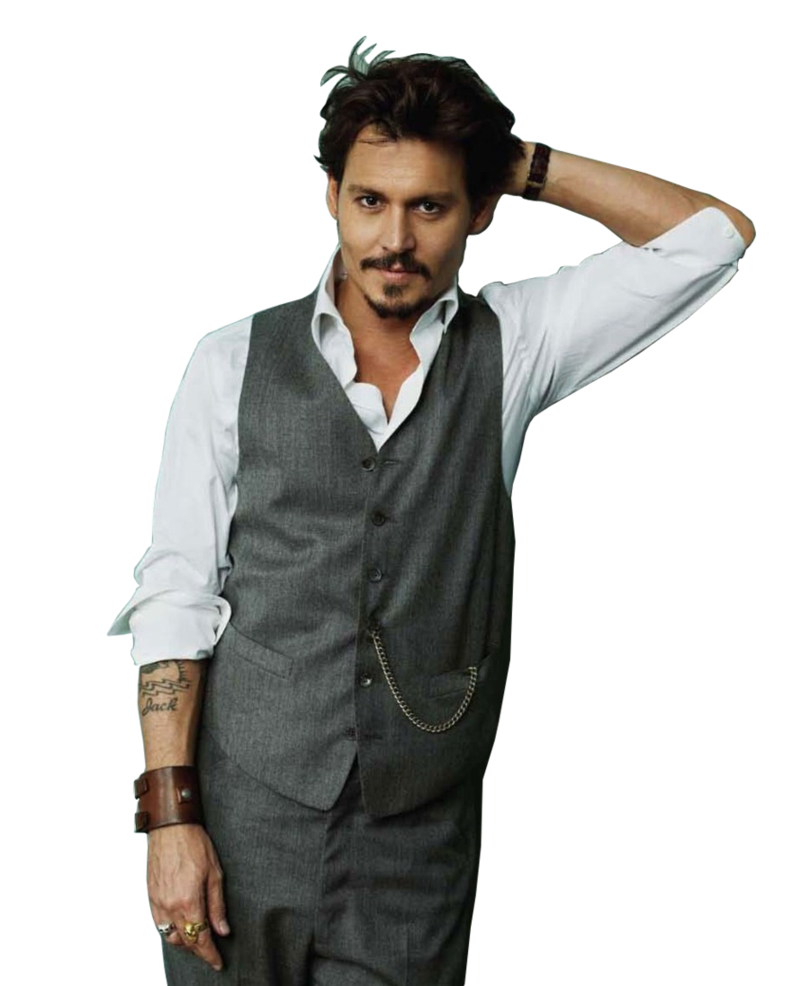 Johnny Depp PNG Transparent Image SVG Clip arts