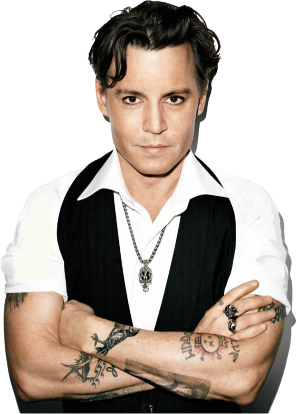 Johnny Depp Transparent Background SVG Clip arts