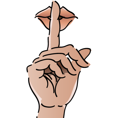 Download Keep Quiet PNG HD PNG, SVG Clip art for Web - Download ...