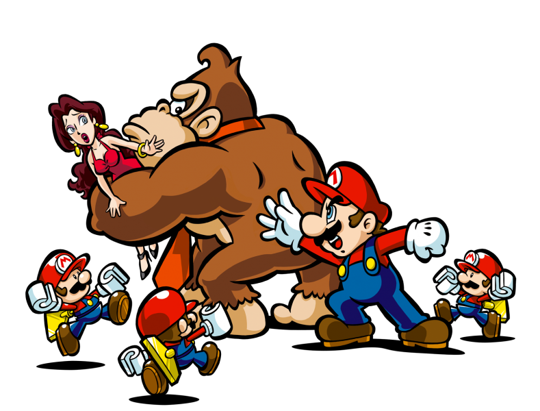 Mario Vs Donkey Kong PNG Transparent Picture SVG Clip arts