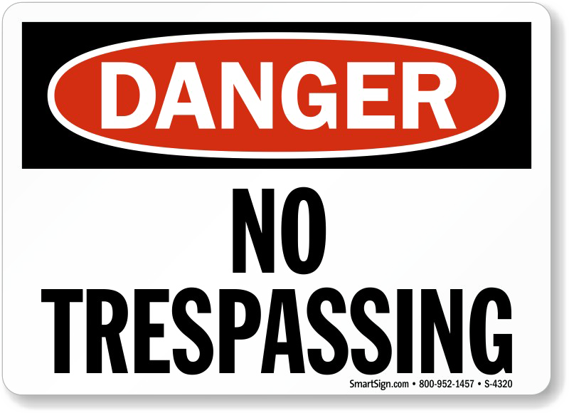No Trespassing Sign PNG Photo SVG Clip arts