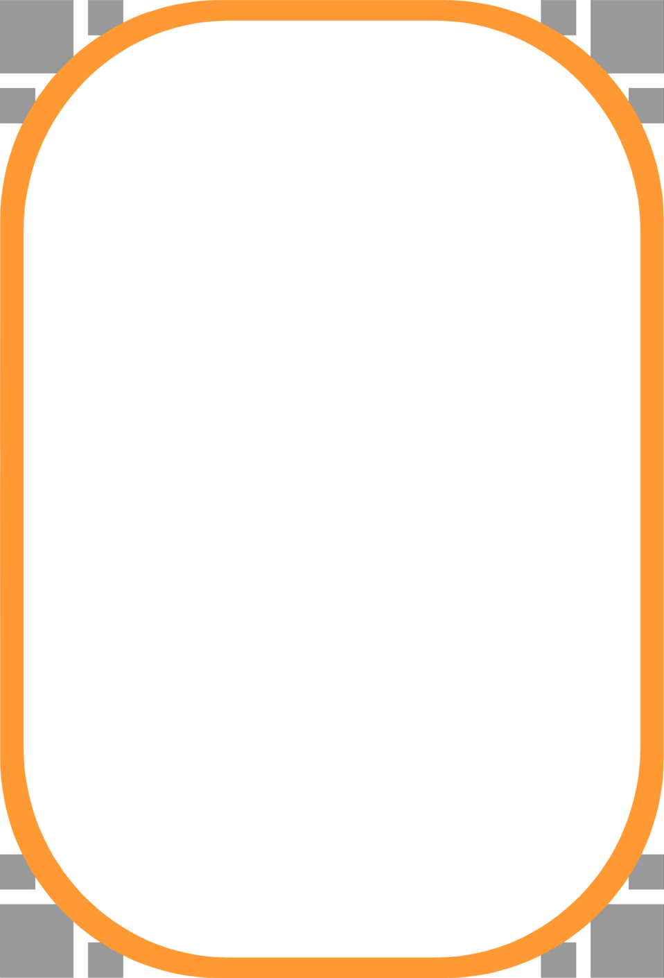Orange Border Frame PNG Clipart SVG Clip arts