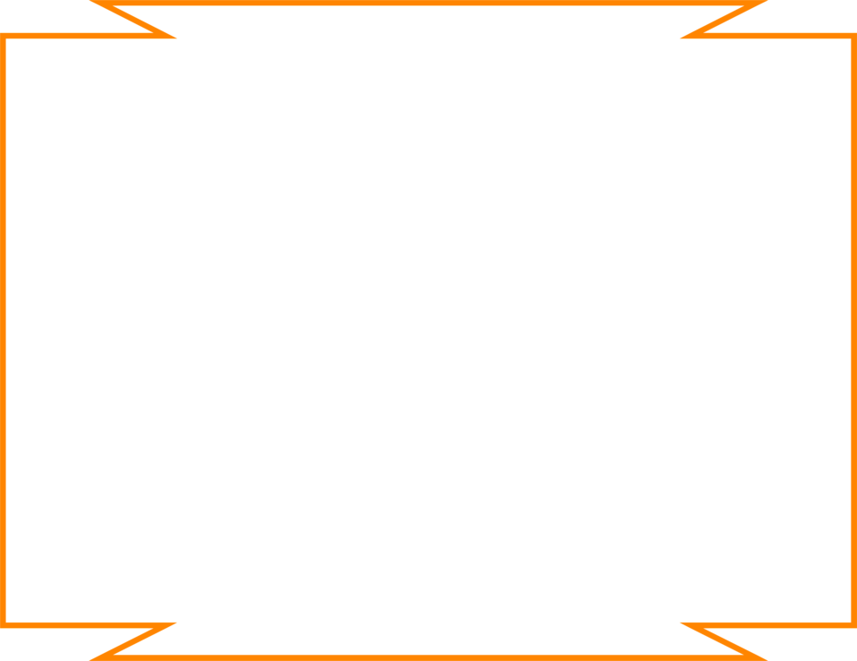 Orange Border Frame Transparent PNG SVG Clip arts