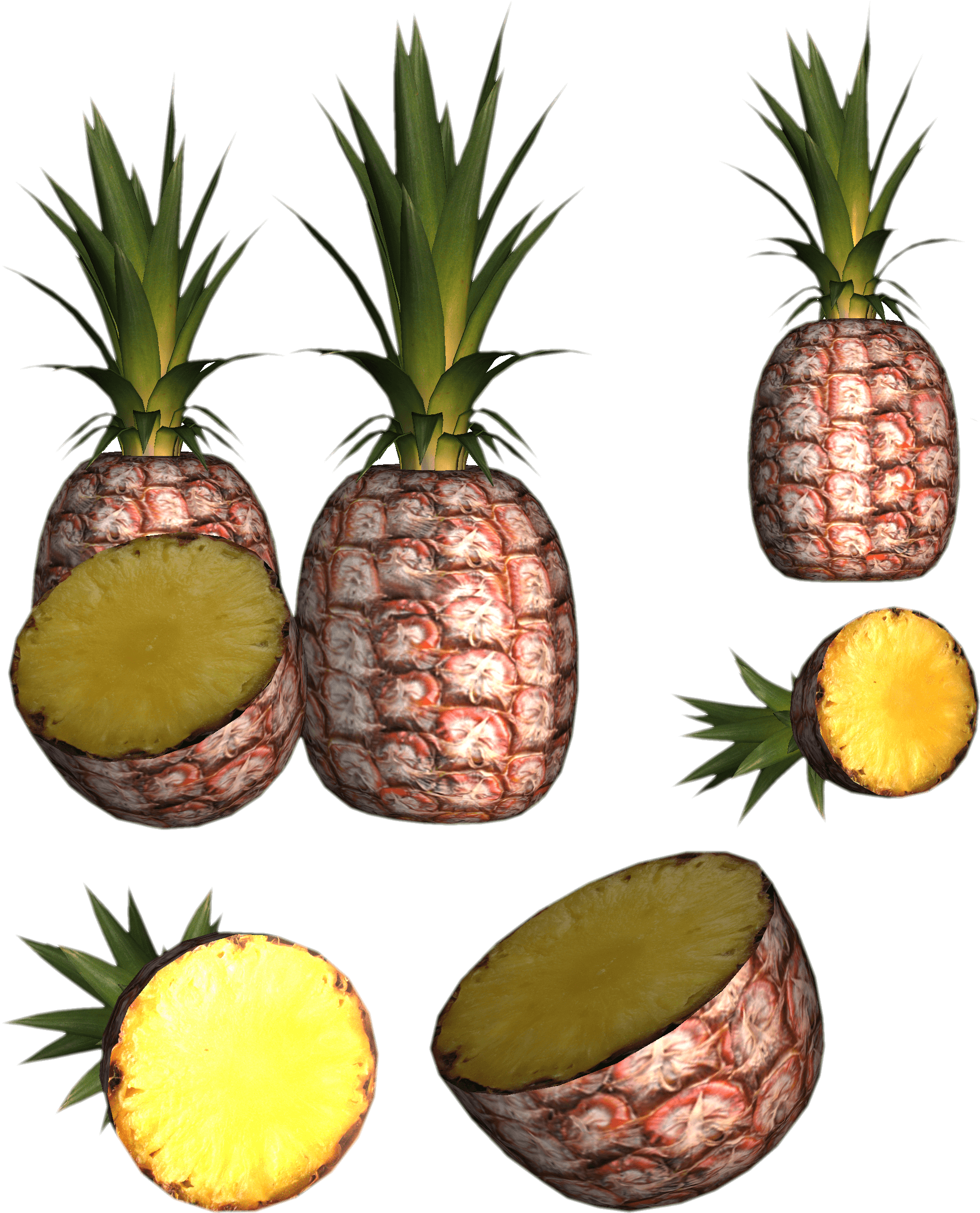 Pineapple PNG Pic Background SVG Clip arts