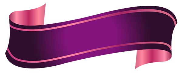 Purple Banner Transparent PNG PNG, SVG Clip art for Web ...