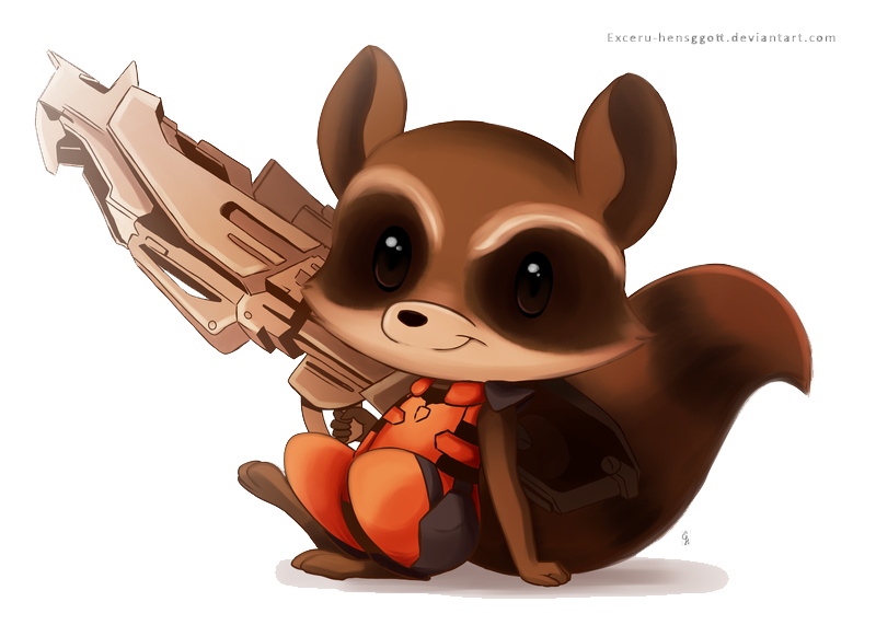 Rocket Raccoon PNG HD PNG, SVG Clip art for Web - Download Clip Art