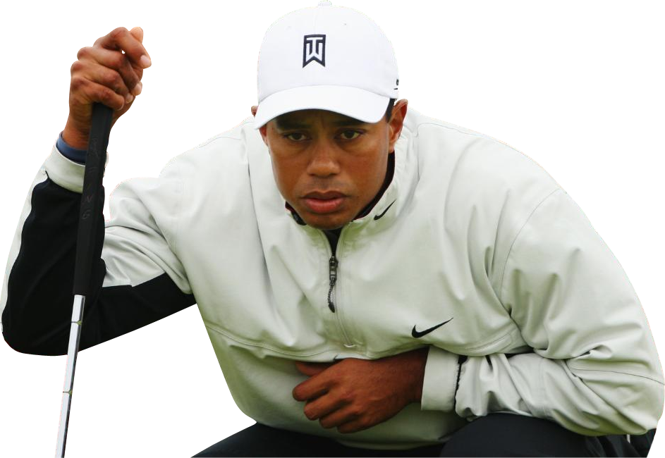 tiger woods white pants