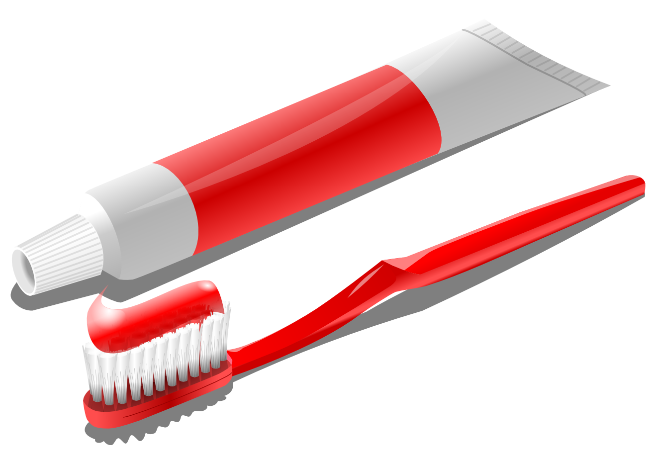 Toothbrush With Toothpaste PNG PNG, SVG Clip art for Web - Download