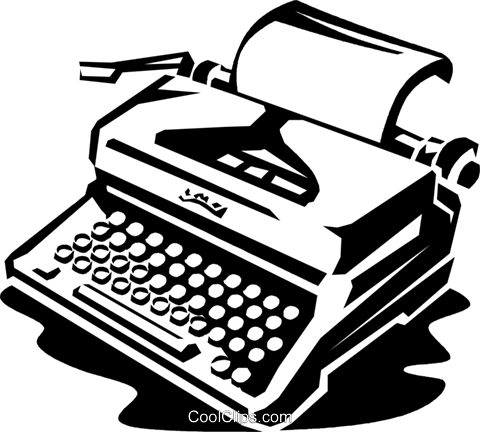 Typewriter Transparent PNG SVG Clip arts