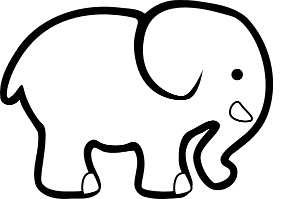 White Elephant PNG Free Download SVG Clip arts