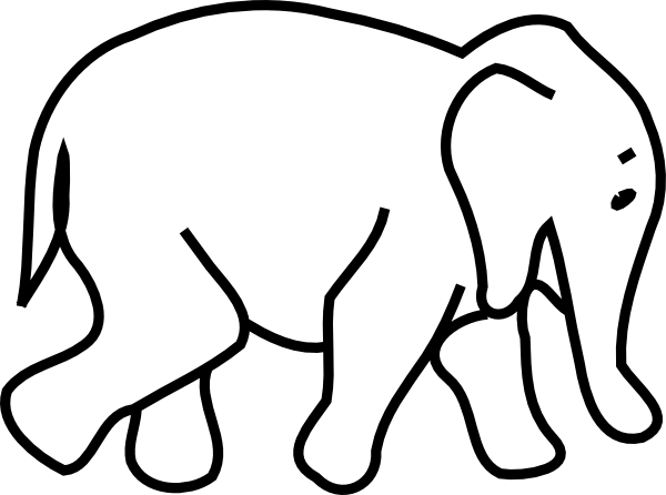 White Elephant PNG Pic SVG Clip arts