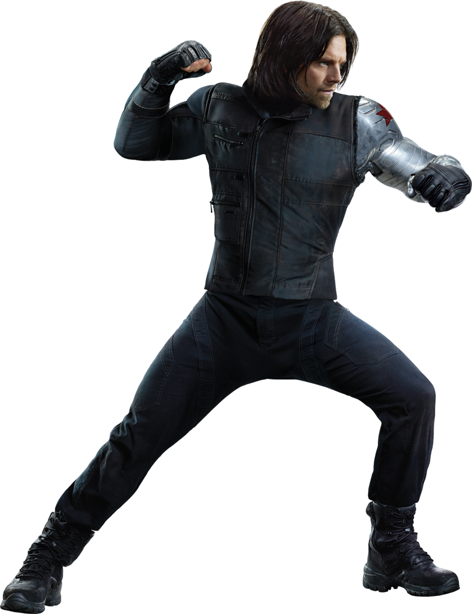 Winter Soldier Bucky PNG Image SVG Clip arts