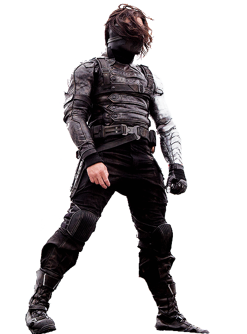 Winter Soldier Bucky Transparent Background SVG Clip arts