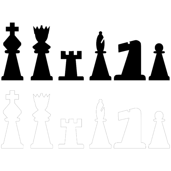 Chess Set Pieces PNG images