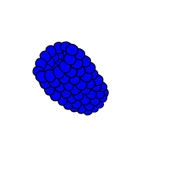 Blue Raspberry PNG Clip art