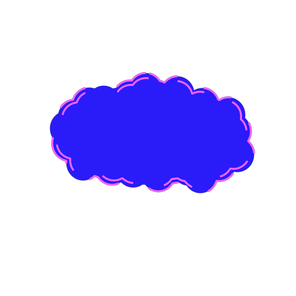 Blue Cloud PNG Clip art