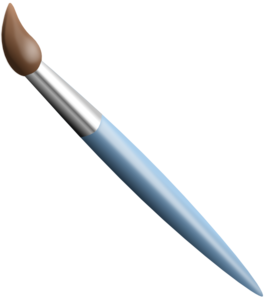 Green Paint Brush And Can PNG Clip art